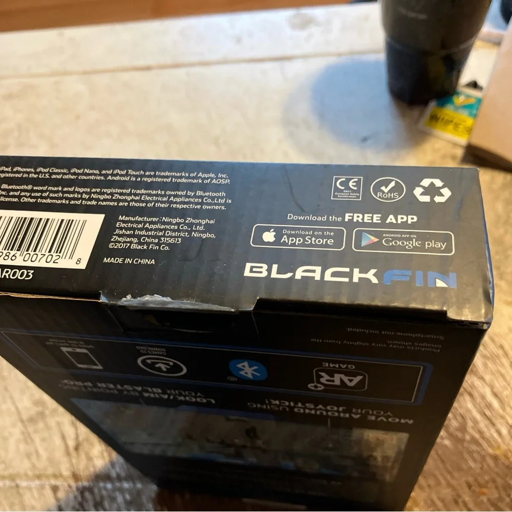 Worlds AR Augmented Reality Gaming Controller - Black and Blue